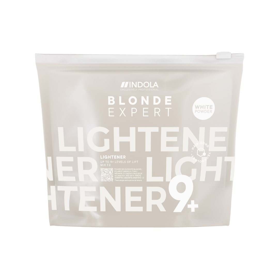 Indola Blonde Expert Lightener 9+ White 450g – Pudră Decolorantă Profesională Albă cu Protecție Maximală