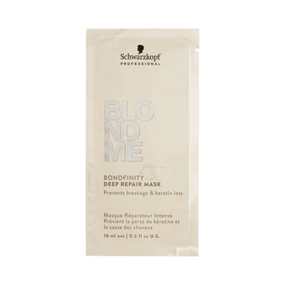 Mască Reparatorare Intensivă BLONDME Bondfinity Deep Repair – Reparare intensă pentru Păr Blond sau Decolorat - Schwarzkopf Professional