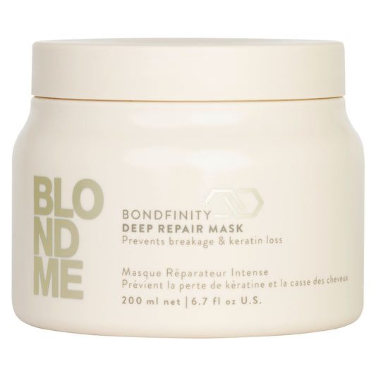 Mască Reparatorare Intensivă BLONDME Bondfinity Deep Repair – Reparare intensă pentru Păr Blond sau Decolorat - Schwarzkopf Professional