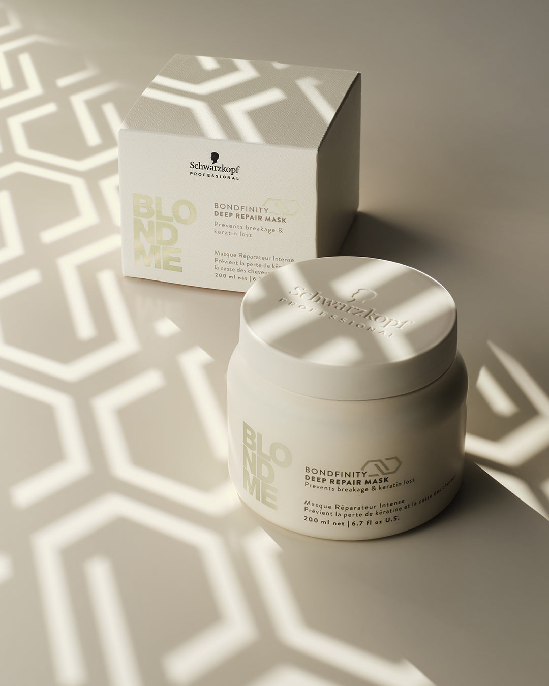 Mască Reparatorare Intensivă BLONDME Bondfinity Deep Repair – Reparare intensă pentru Păr Blond sau Decolorat - Schwarzkopf Professional