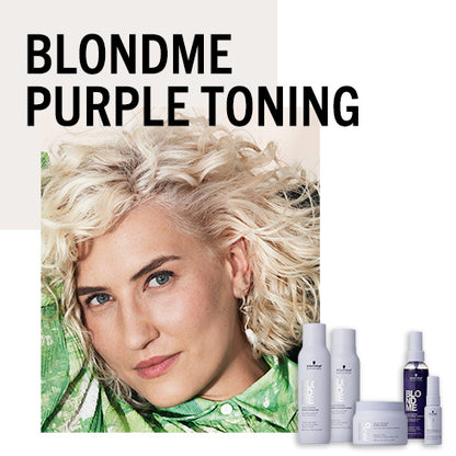 BlondMe Mască reparatoare Bond Purple - Schwarzkopf Professional