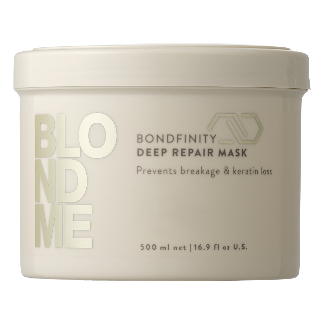Mască Reparatorare Intensivă BLONDME Bondfinity Deep Repair – Reparare intensă pentru Păr Blond sau Decolorat - Schwarzkopf Professional