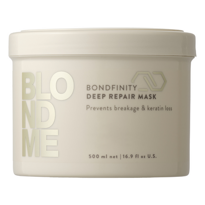 Mască Reparatorare Intensivă BLONDME Bondfinity Deep Repair – Reparare intensă pentru Păr Blond sau Decolorat - Schwarzkopf Professional