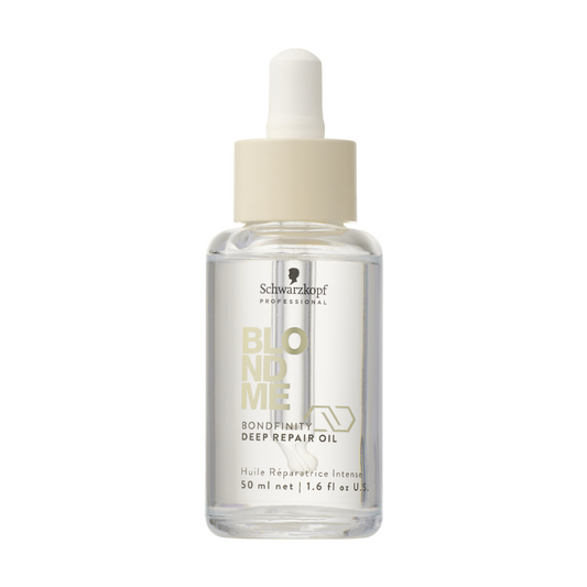 Ulei Reparator BLONDME Bondfinity Repair Oil – Regenerare, Strălucire și Protecție Termică pentru Părul Blond 50ml- Schwarzkopf Professional